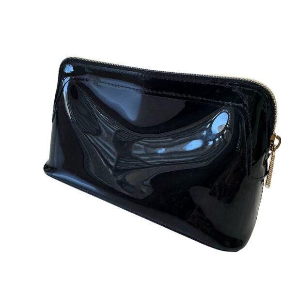 Ted Baker Black and Pink Bow Make Up Bag - Picture 5 of 10